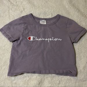champion cropped logo top